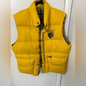 Rugby Ralph Lauren Yellow Puffer Vest -Used